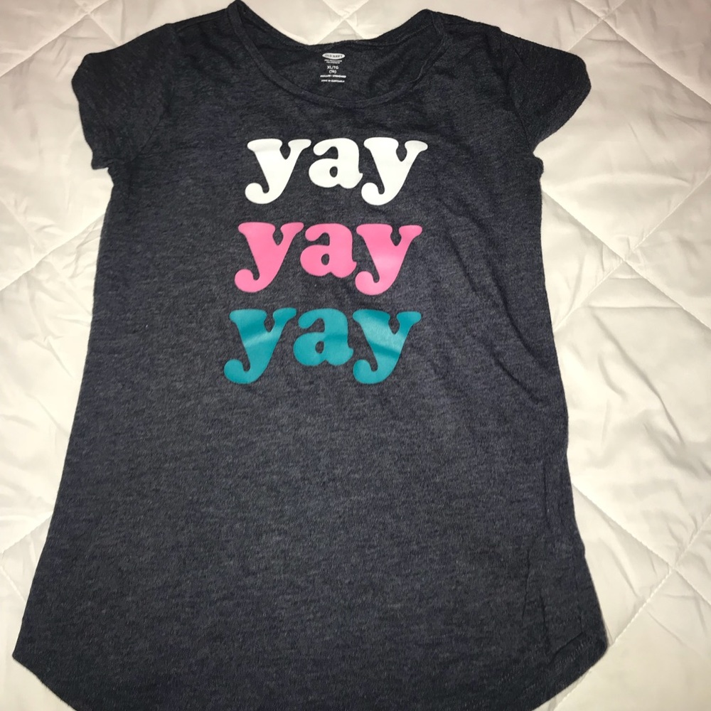 Gray shirt for girls size XL