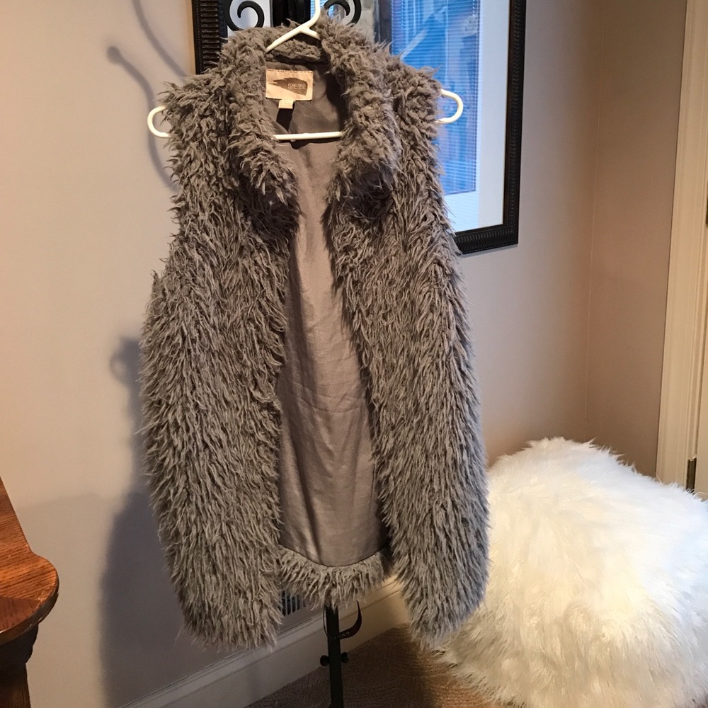 Gray vest