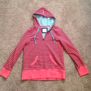 Boden Striped Hooded Sweater