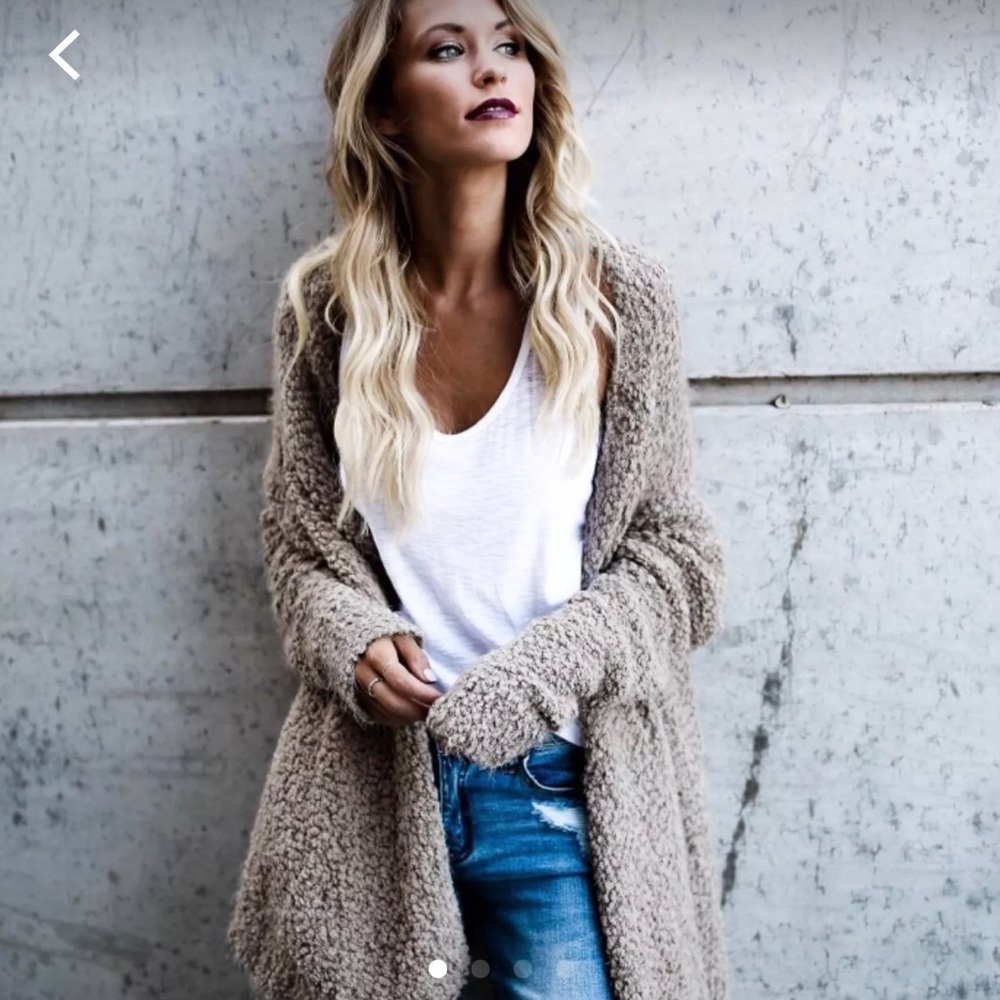 Vici Dolls Fuzzy Wuzzy Cotton Cardigan