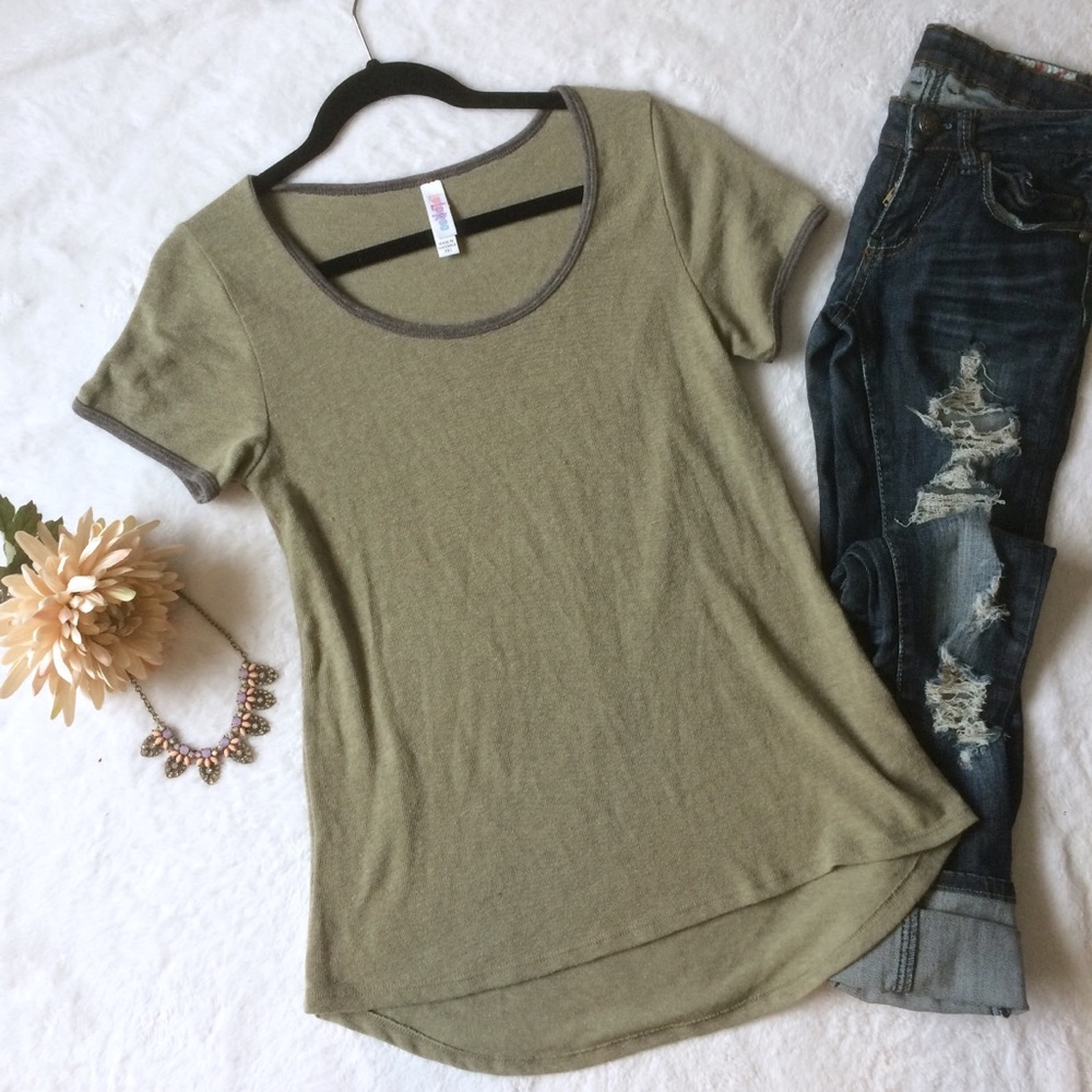 Lularoe | classic tee olive green