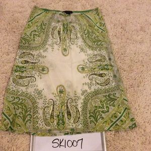 The Limited Silk Skirt-Size M (SK1007)