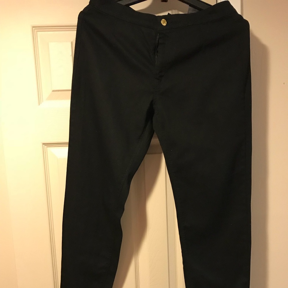 Slim fit black denims