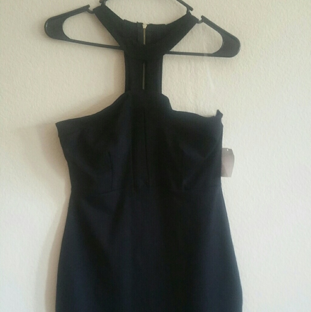 All black short dress