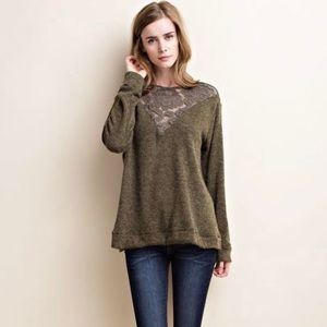 Lace Detail Sweater