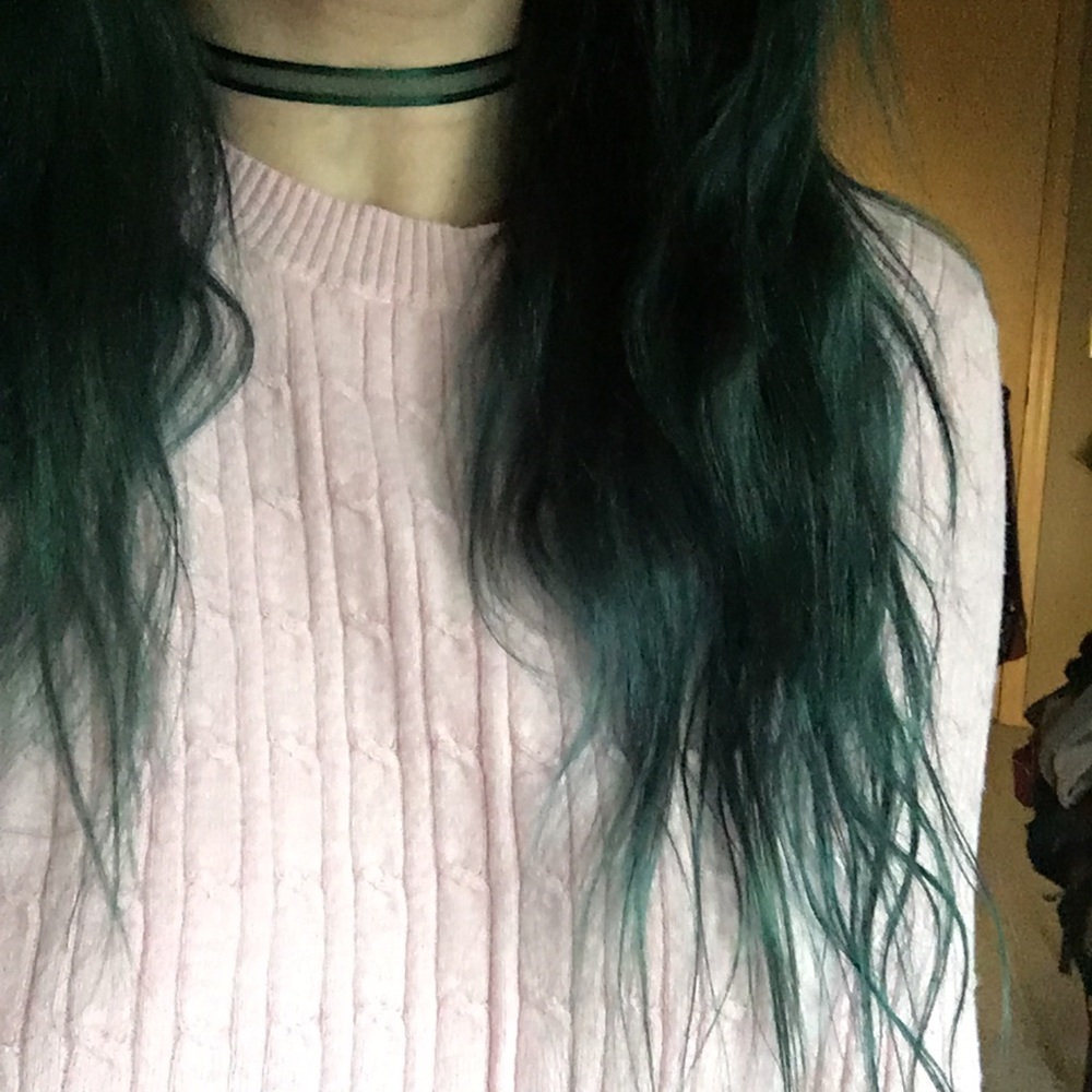 SOLD 💕 mesh/ribbon choker set 💙