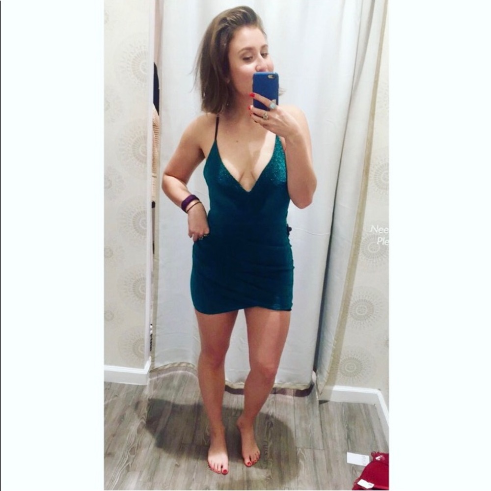 Turquoise Bodycon Dress