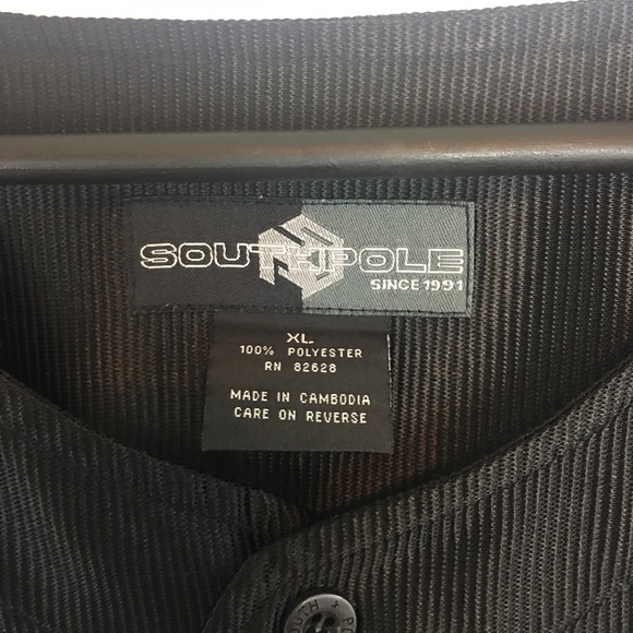 South Pole Men's Sluggers Baseball Jersey - Picture 3 of 8