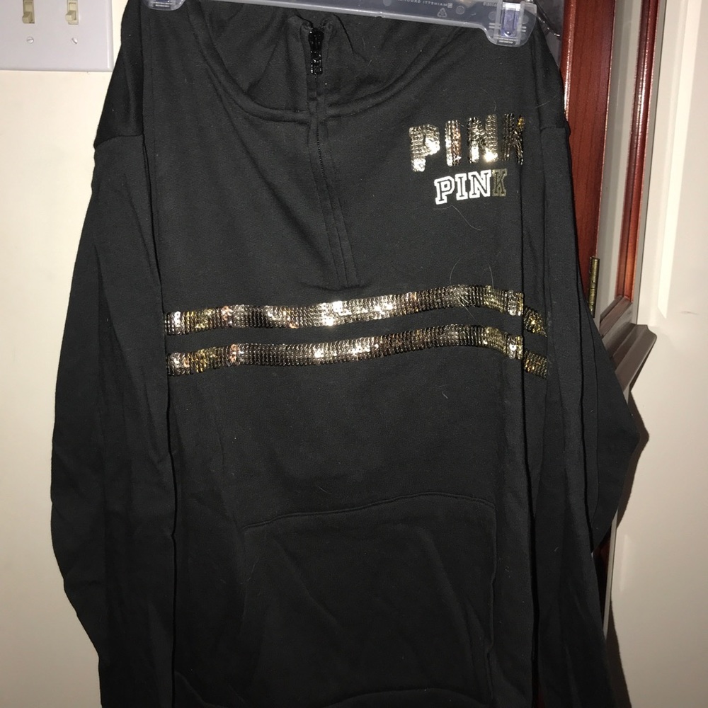 PINK zip up sweatshirt