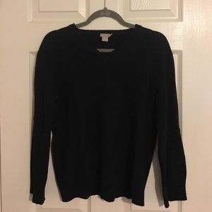 Jcrew black sweater. M