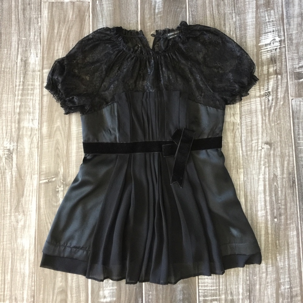 BCBG Max Azria Black top, size 4