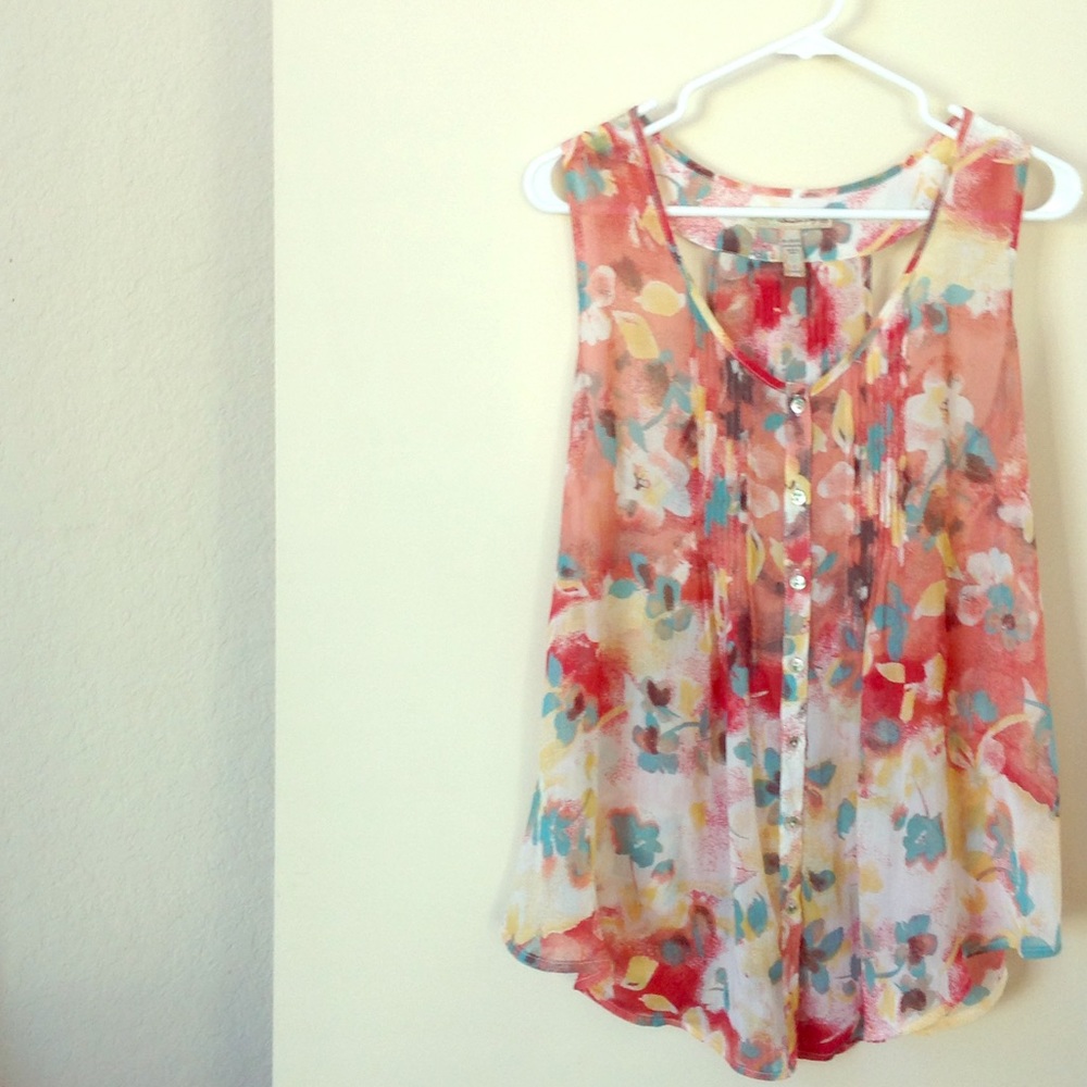 Floral American Rag Top ⚡️1/2 price add-on item ⚡️