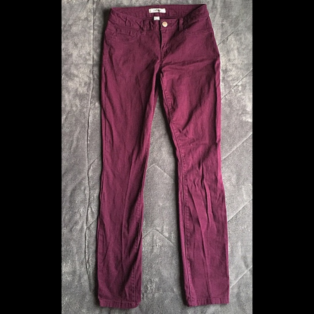 Refuge Plum Skinny Jeans