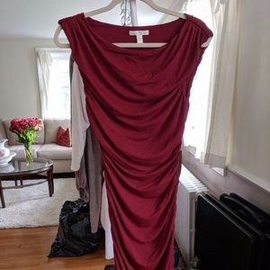 Ruby red beautiful dress