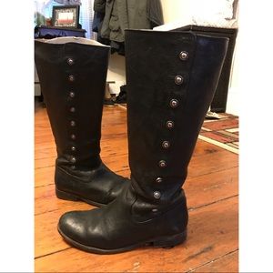 FRYE studded tall leather boots