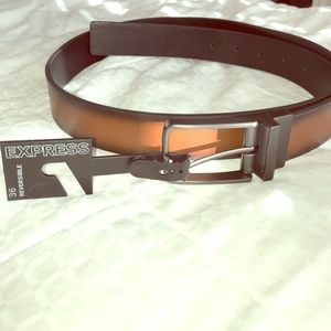Express✨ Reversible Belt Black/Brown NEW