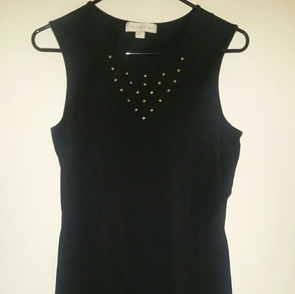 Black mini dress