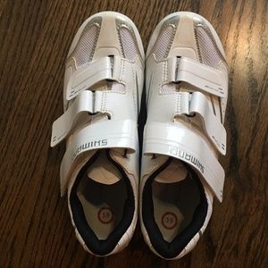 Shimano White Cycling Shoes