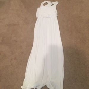 Boohoo White Maxi