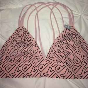 NWT VS PINK Bonded Strappy Bralette