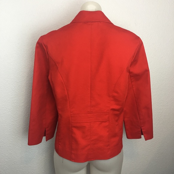 Gallia Moda Women's Orange Blazer - Picture 3 of 5