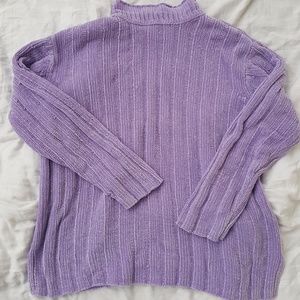 Oversized soft lavender sweater