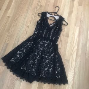 Heartloom black lace dress
