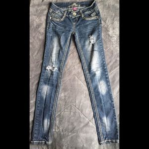 Almost Famous Ripped Skinny Jeans