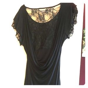 Beautiful lace back shirt size medium