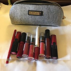 Lot of Red lipsticks 👄 and bag