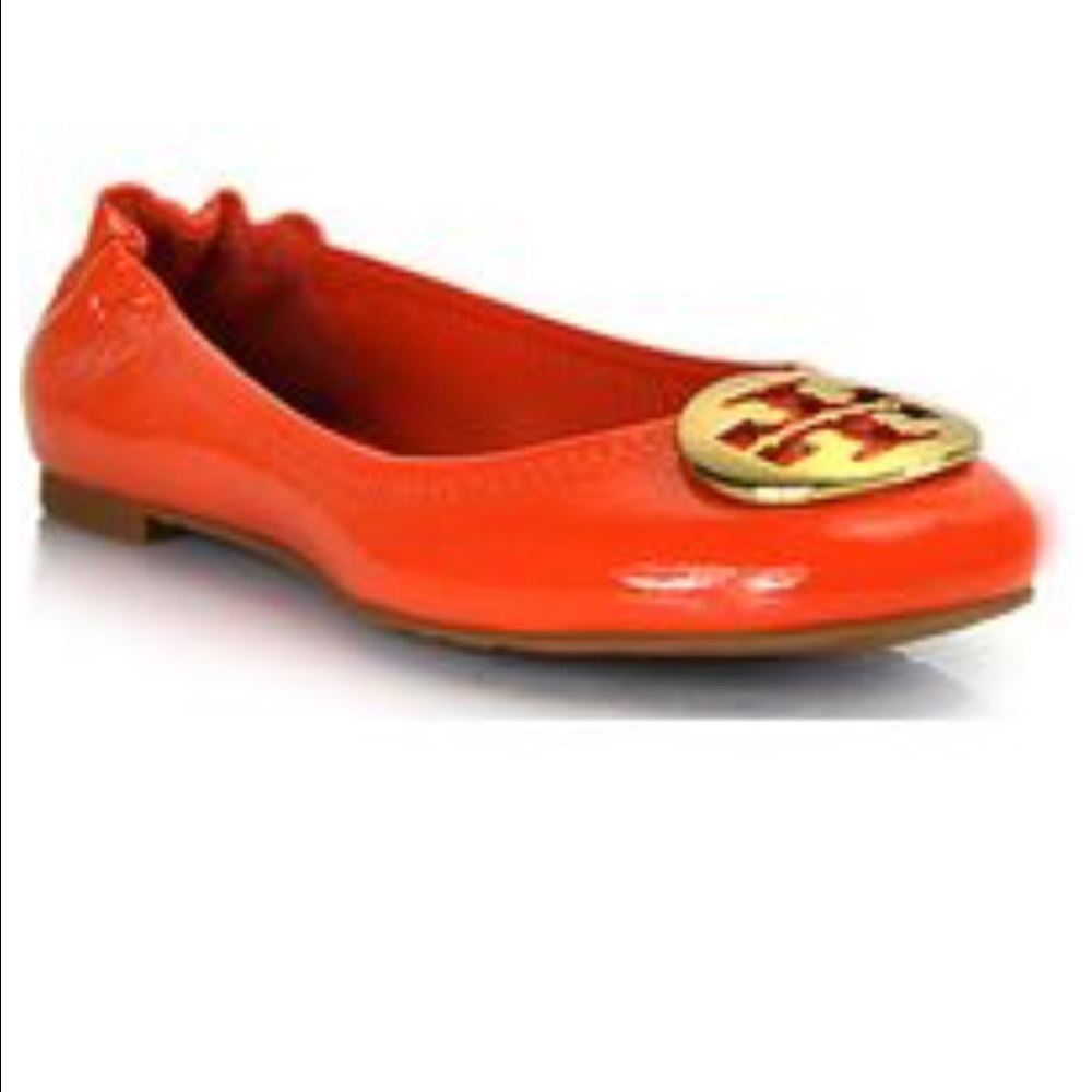 Tory Burch Reva Orange with Gold Logo