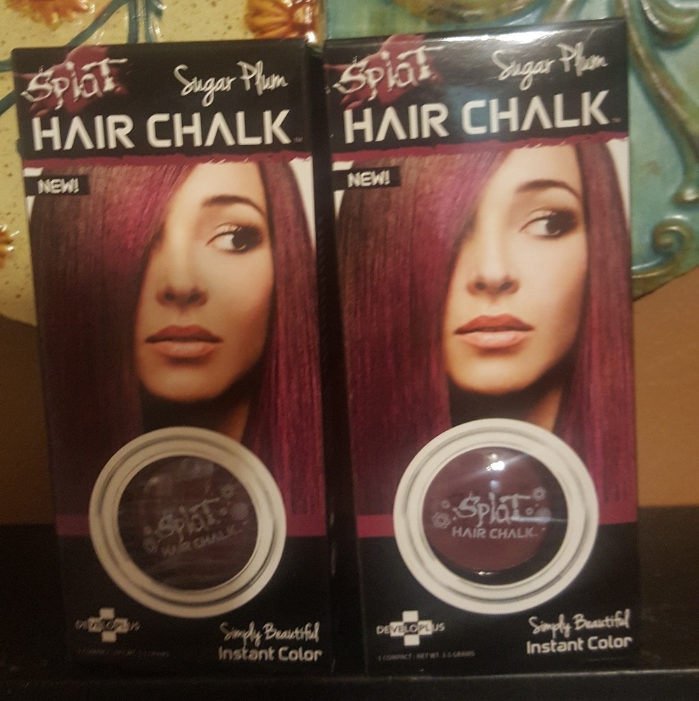 2 boxes of sugar plum hair chalk