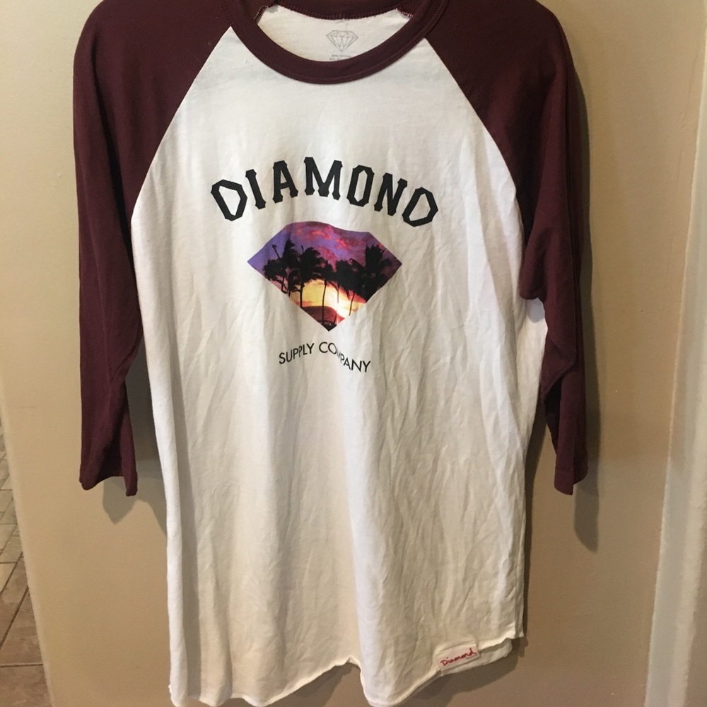 DIAMOND SUPPLY CO BASEBALL TEE