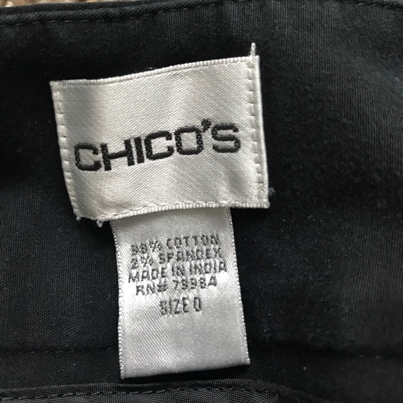 Black Chico’s dress Capri - Picture 2 of 3