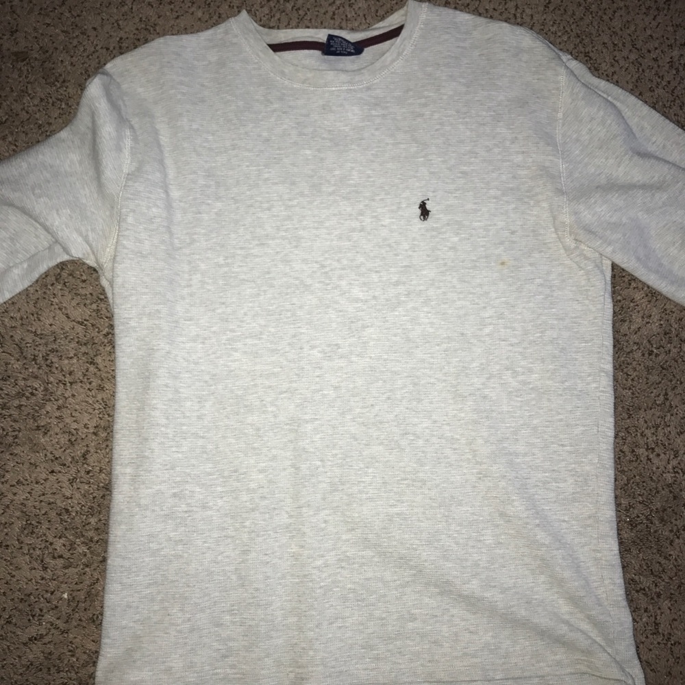 Ralph Lauren Waffle/Knit crewneck thermal