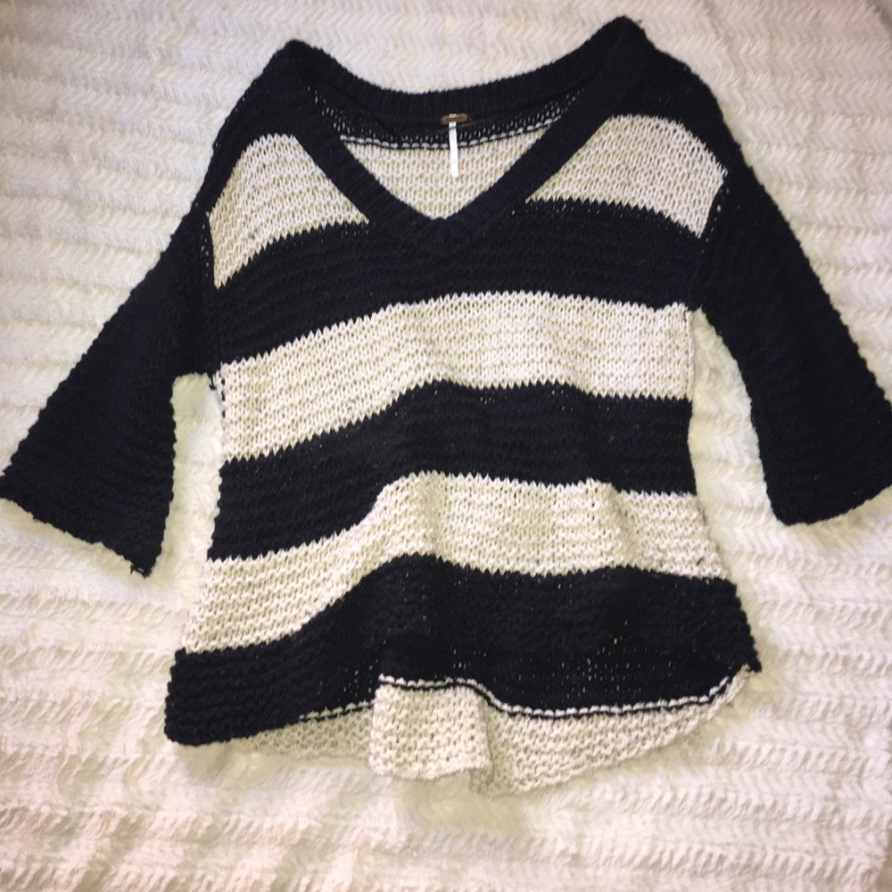 Free People Striped Sweater