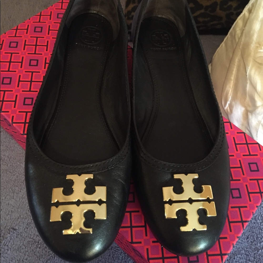 Black Tory Burch flats
