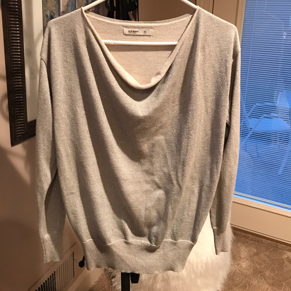 Old navy silver sweater