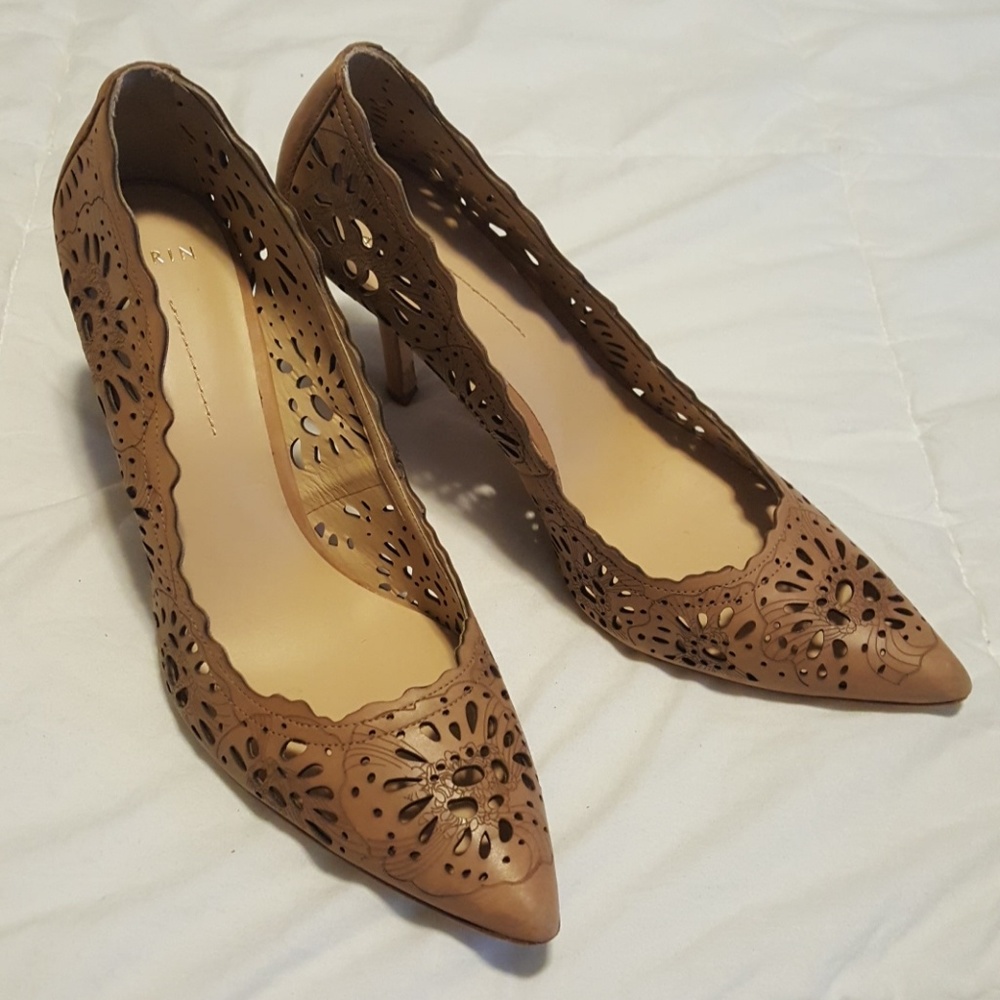 Aerin Flamands Leather Heels