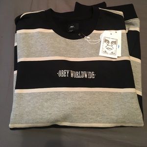 Obey slouchy crew neck *never worn*