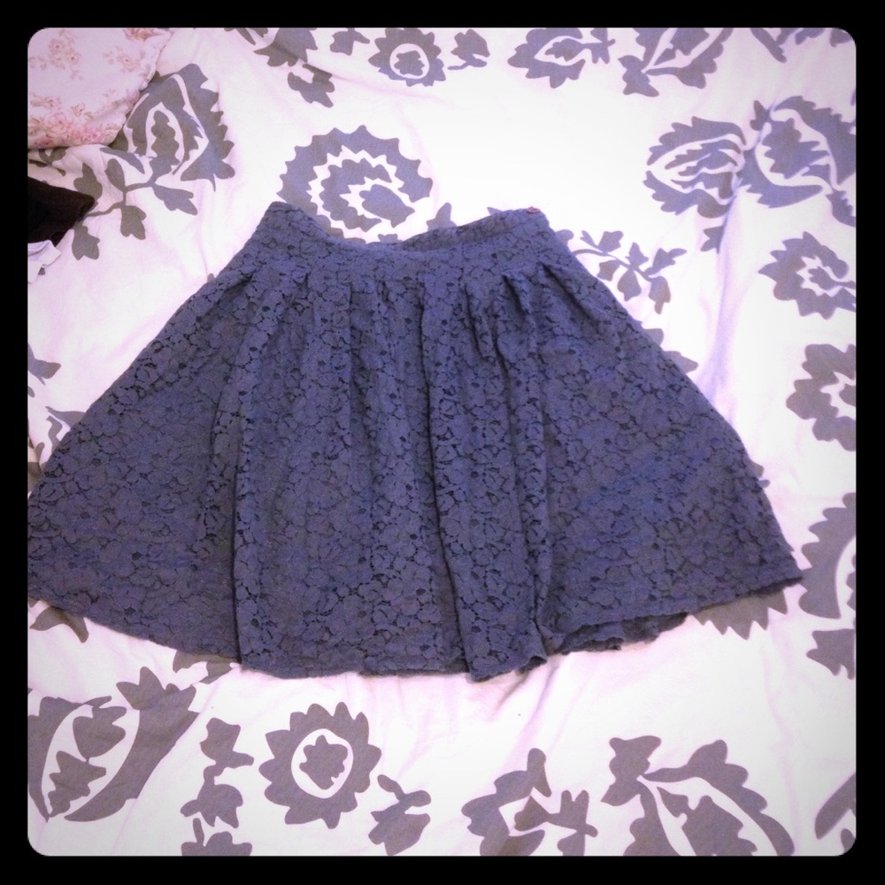 Pleated, high waited skirt