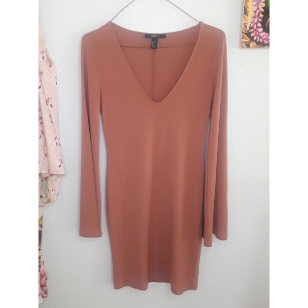 F21 Pink Bodycon Dress