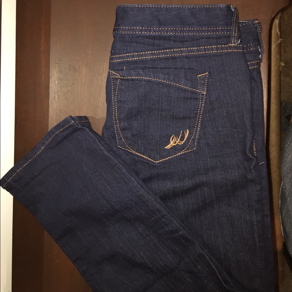 Express dark wash jeans