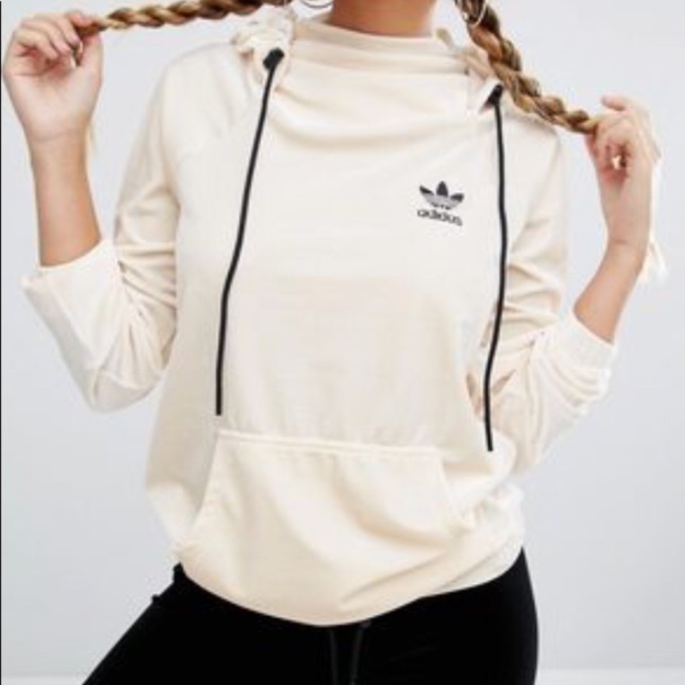Adidas Originals Brooklyn Heights Velvet Hoodie XS