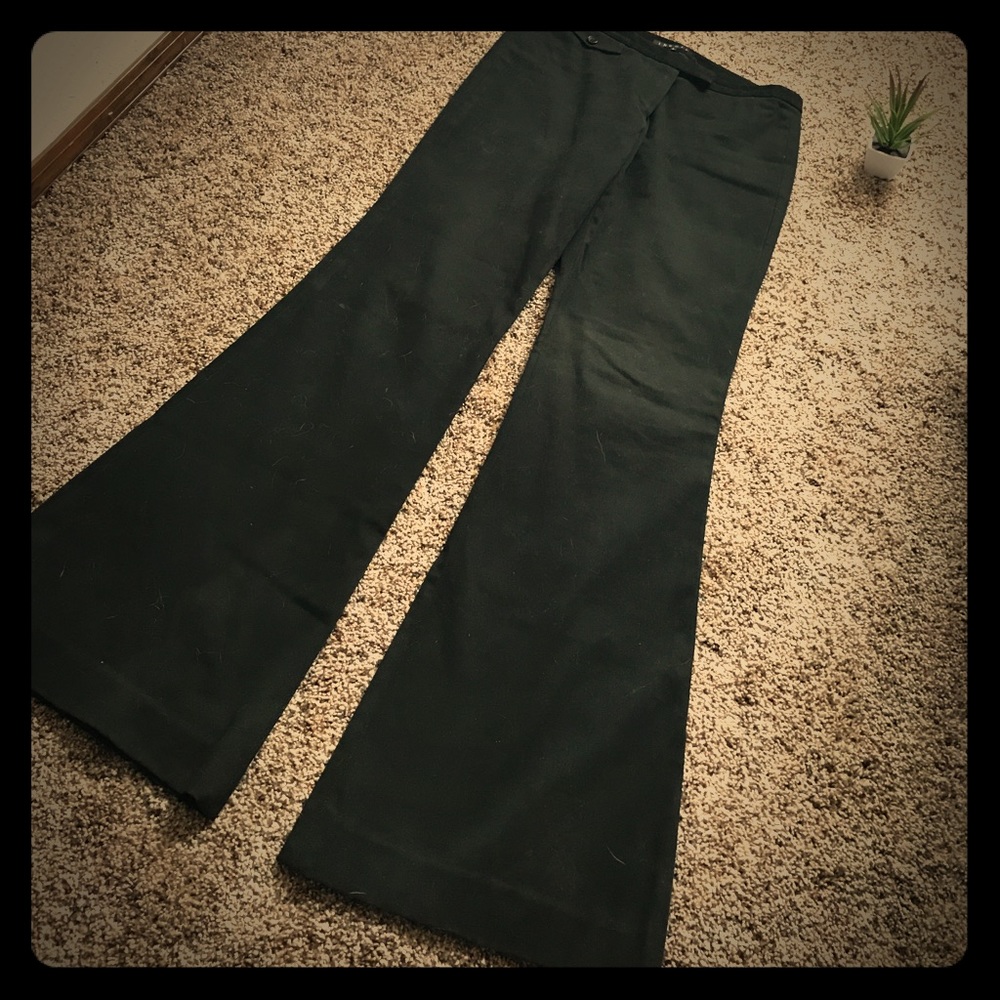 Theory black dress pant - flare bottom