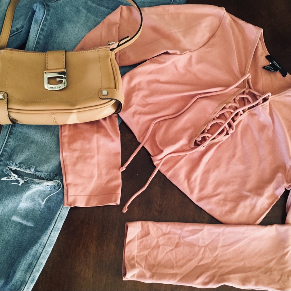 “Strapped-Up” Top in Blush