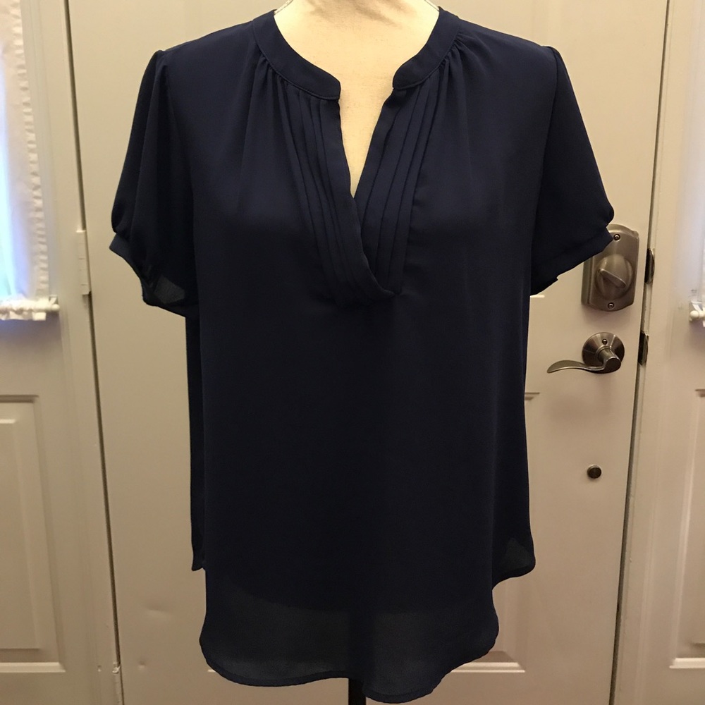 Navy blouse