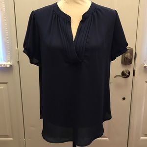 Navy blouse