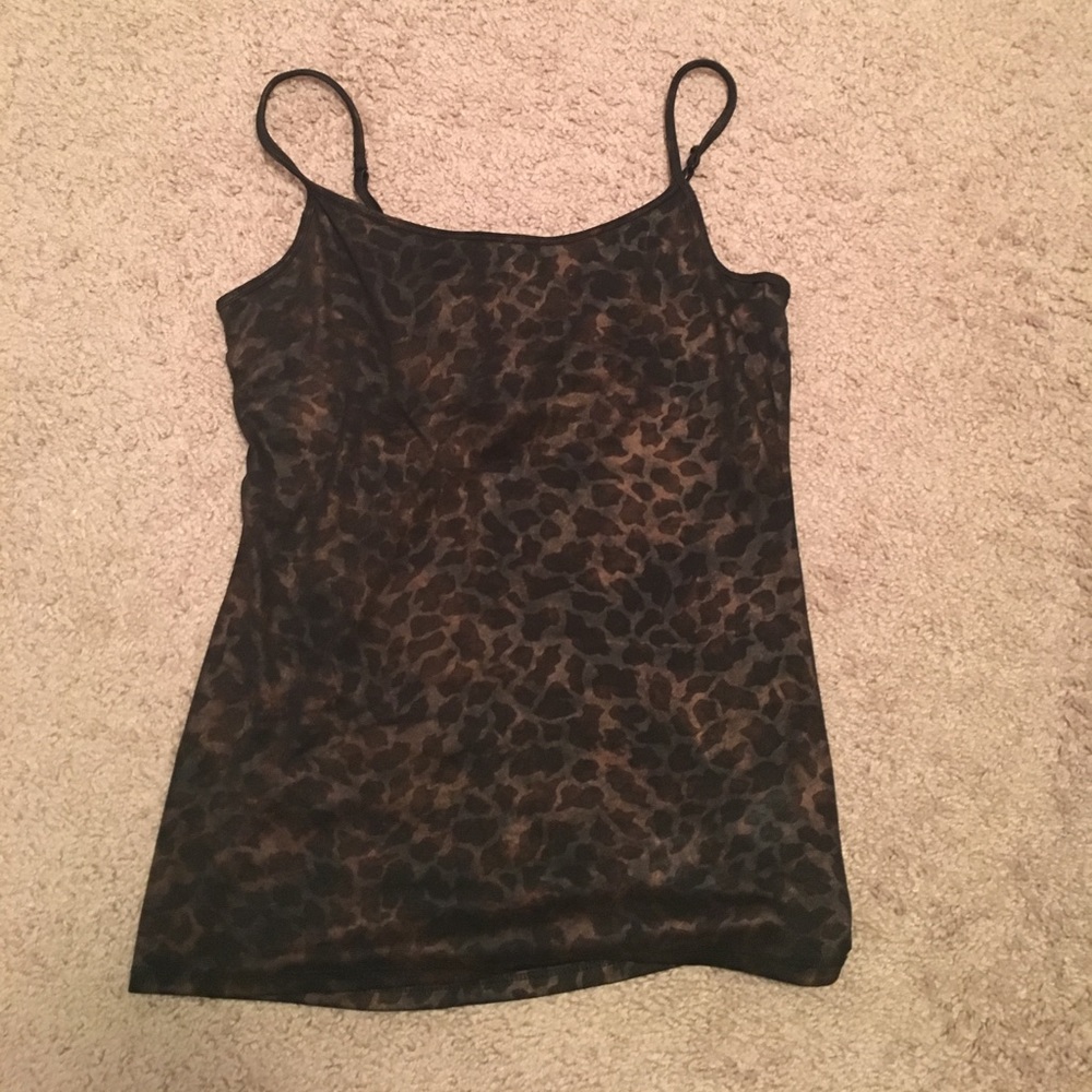Express printed tank top small