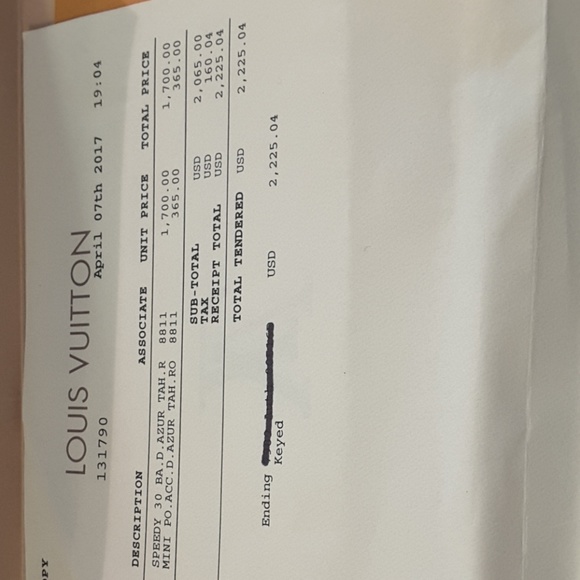 Sold!!!!Louis Vuitton Tahitienne mini pouchette - Picture 7 of 8